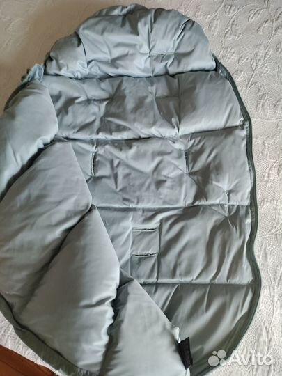 Зимний пуховый конверт в коляску