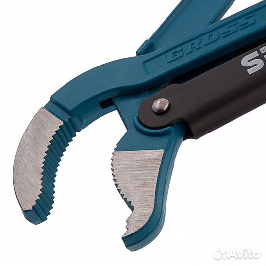 Ключ трубный рычажный 3, №4, цельнокованый, CrV, т