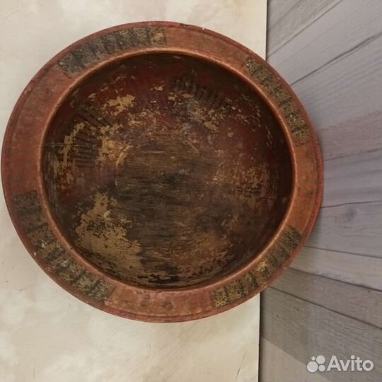 Деревянная миска старинная