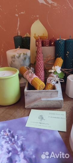 Свечи из вощины