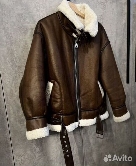 Дубленка авиатор