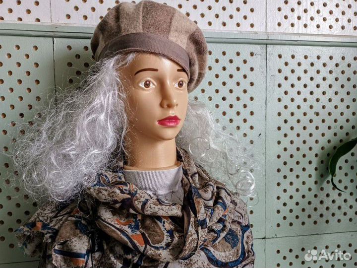 Комплект шапка с шарфом, берет и шарф,палантин