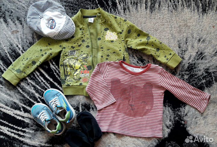Вещи пакетом р. 86- 92 мальчику