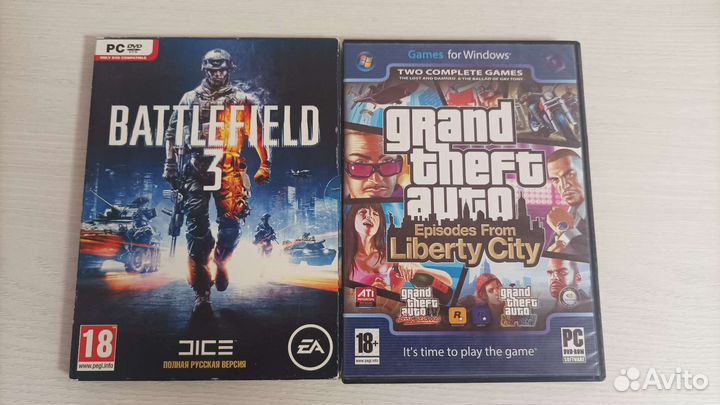 Диски с компьютерными играми DVD