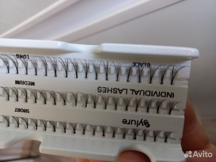 Накладные реснички тонкие пучки
