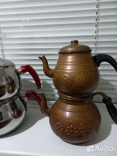 Самовар электрический расписной новый