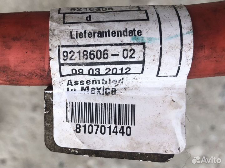 Плюсовой кабель бмв е70 е71 х5 х5 3.0d