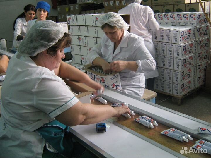 Упаковщик/ца детского питания вахта москва