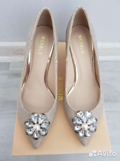 Туфли новые люрекс