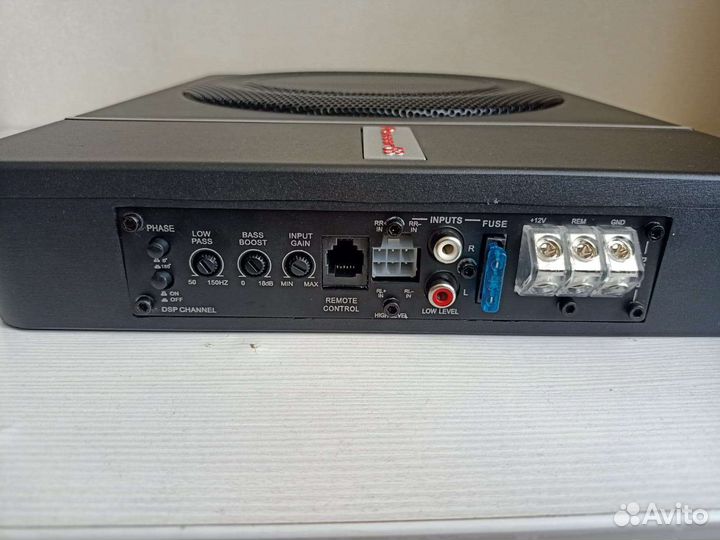 Активный Сабвуфер Пионер под сиденье автомобиля