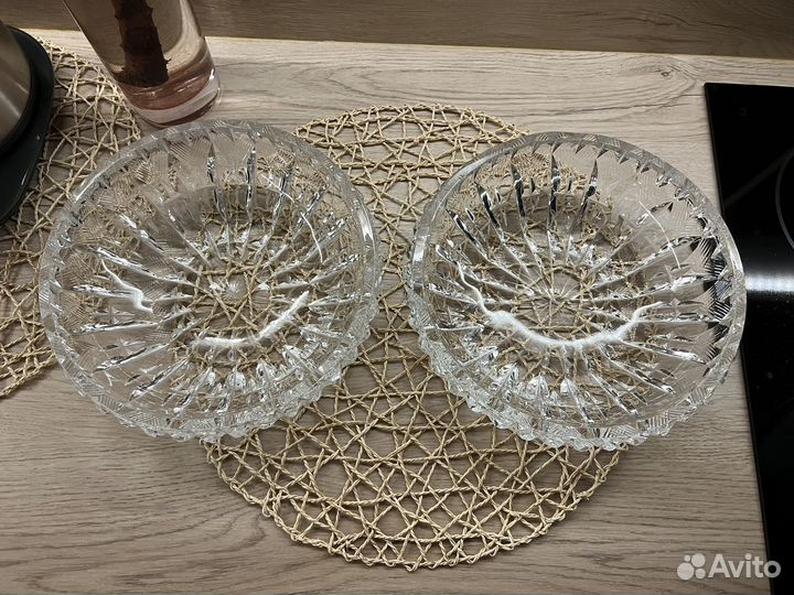 Конфетница хрусталь СССР