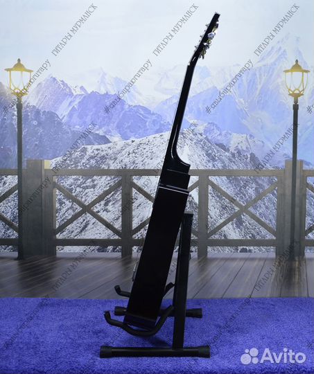 Акустическая гитара (новая) глянцевая, комплект