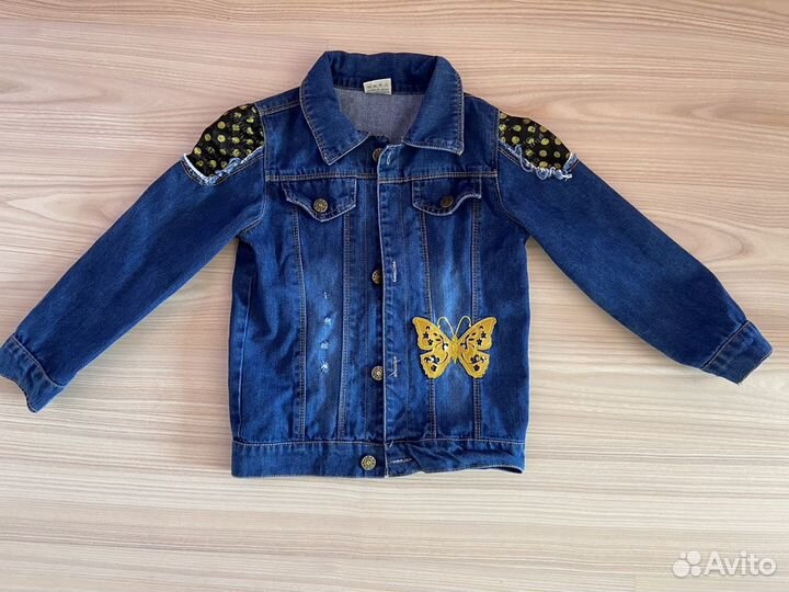 Джисовая курточка для девочки, джинсовка