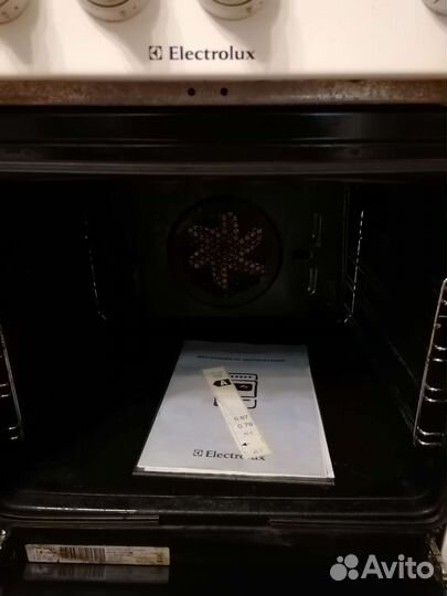 Плита electrolux газ + электро комбинированная