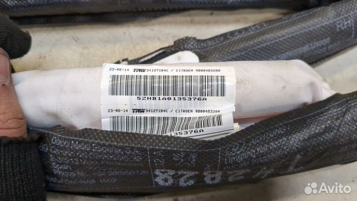 Подушка безопасности боковая Citroen C4 Picasso, 2014