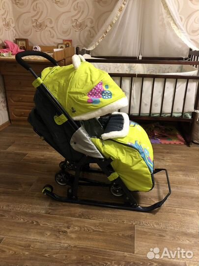 Коляска санки