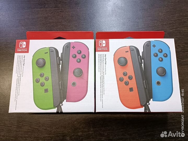 Новые джойстики Nintendo Switch Joy-Con controller