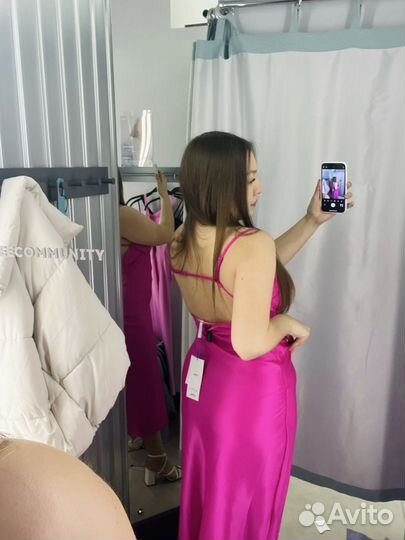 Шелковое платье