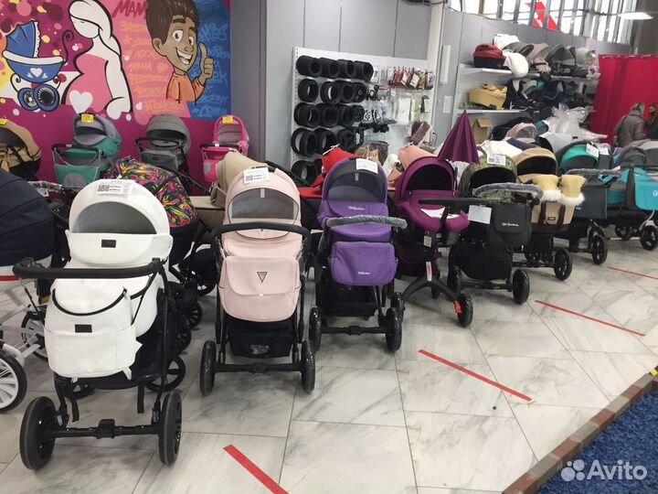 Коляска детская 2в1 3в1 в ассортименте