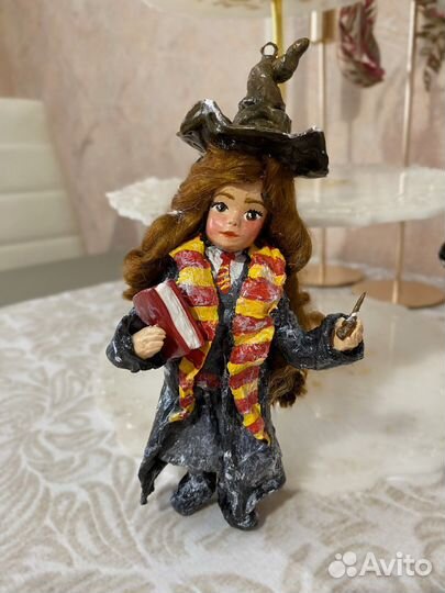 Ватные елочные игрушки Гарри Поттер