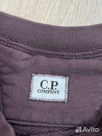 C.P. Company Double Reverse Logo Crew Sweat