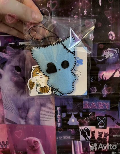 Котики из фетра