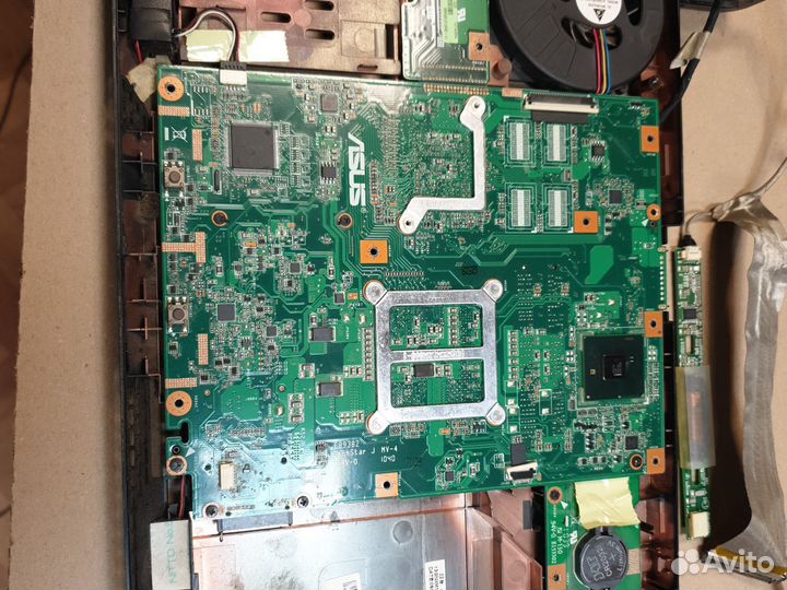 Нижняя часть корпуса asus X52J в разбор б/у