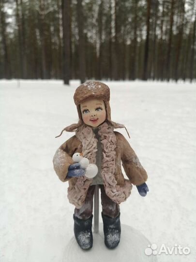 Ватные елочные игрушки новые