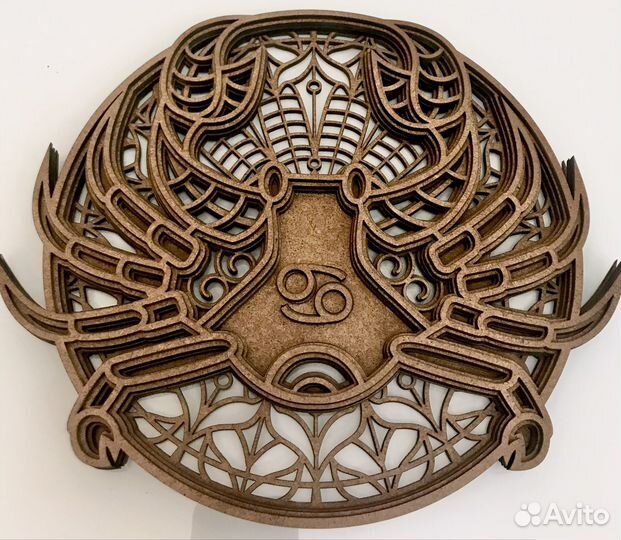 Мандала на любовь, 14 февраля,27 см 5 слоев