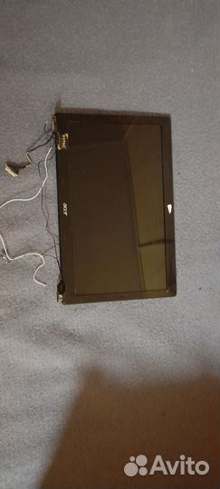 Крышка с матрицей ноутбука aser