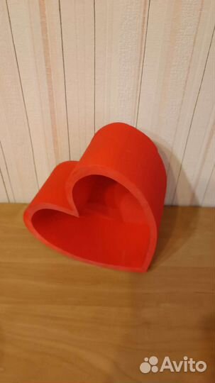 Пенобокс сердце для композиций (кашпо, бокс)