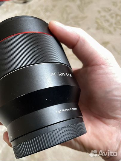 Объектив samyang 50 mm f 1.4 e-mount af