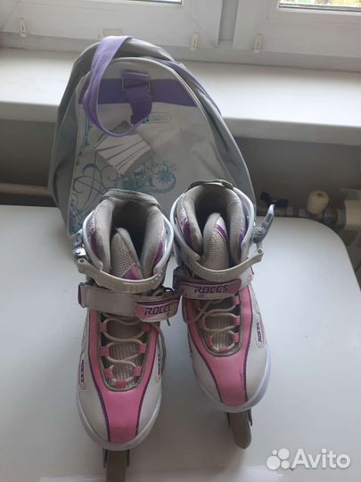 Роликовые коньки Roces раздвижные 36 -40