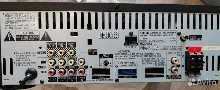 Музыкальный центр aiwa