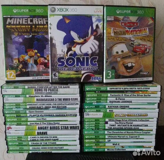 Диски Xbox 360 игры для детей