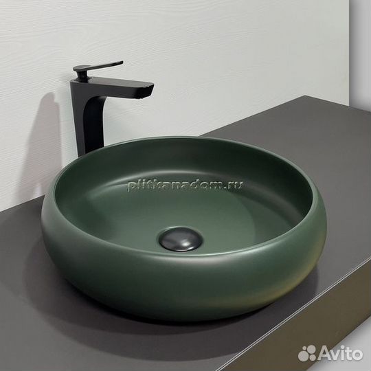 Comforty Раковина 114MDG темно-зеленая матовая