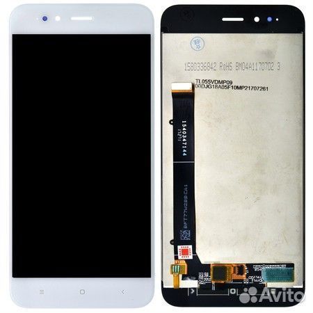 Дисплей для Xiaomi Mi A1/5X Белый - Оптима