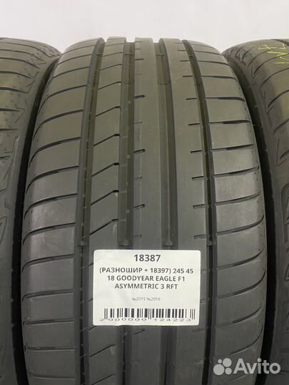 Goodyear Eagle F1 Asymmetric 3 245/45 R18 и 275/40 R18