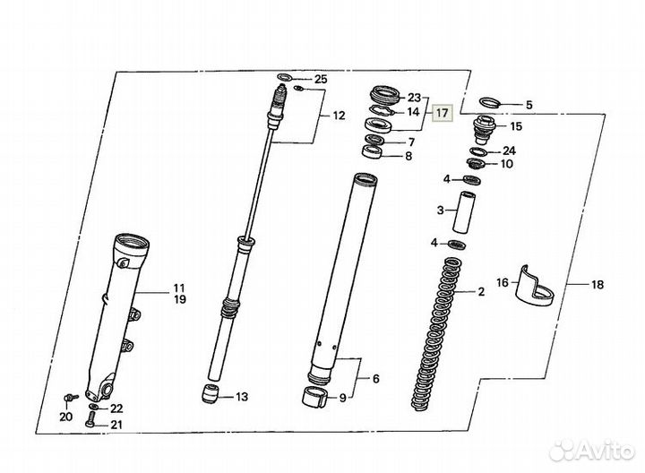 Сальник и пыльник Honda (51490-MN8-305)