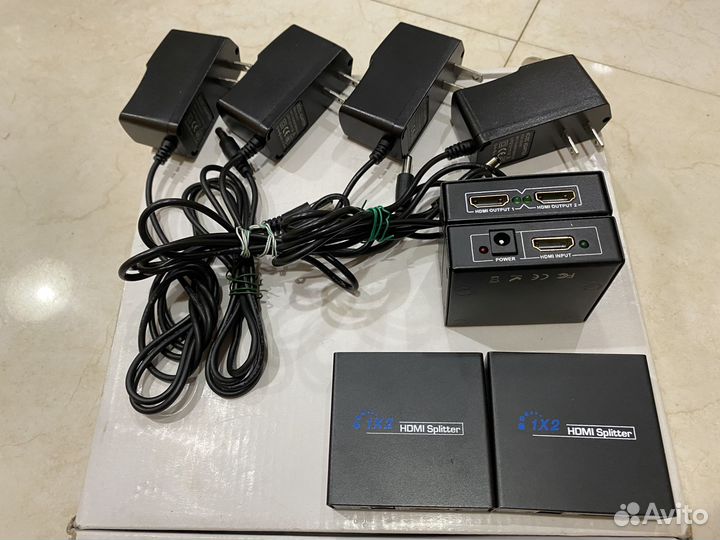 Hdmi разветвитель 1 вход 2 выхода