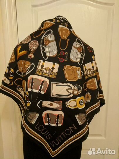 Платок как Louis Vuitton 90x90 см новый