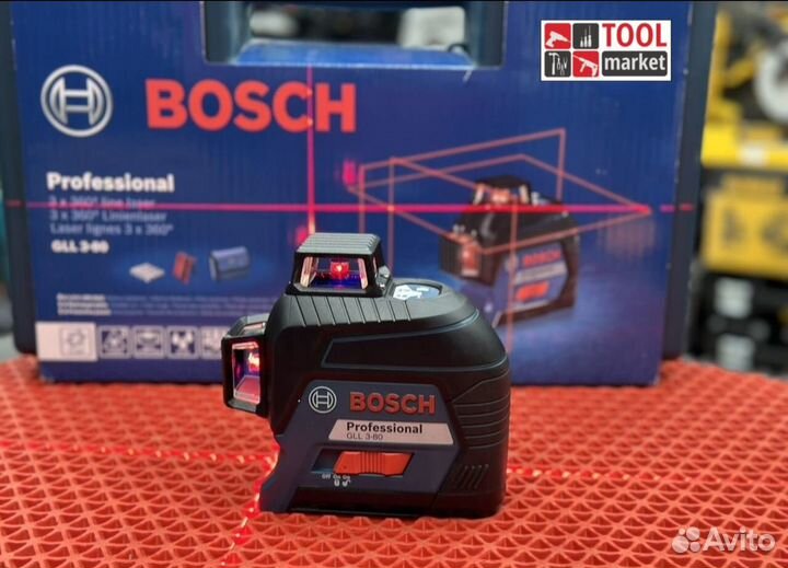 Лазерный уровень bosch gll 3 80