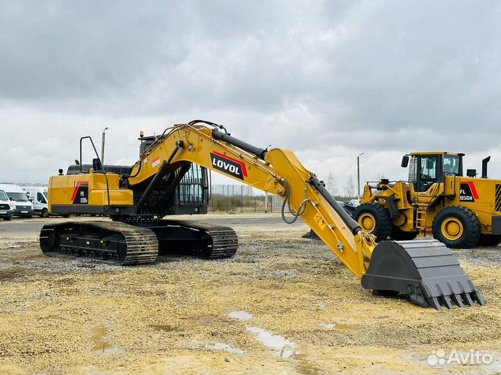 Гусеничный экскаватор Lovol FR220D2, 2024