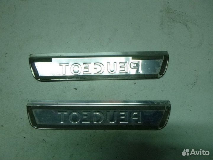 Накладка на порог peugeot 307 2001-2007