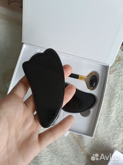 Скребок гуаша для лица