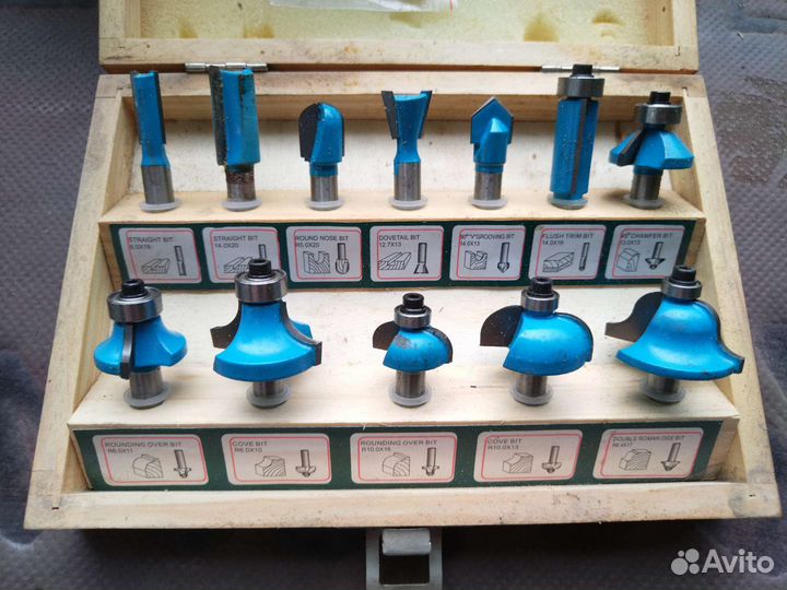 Набор фрез по дереву