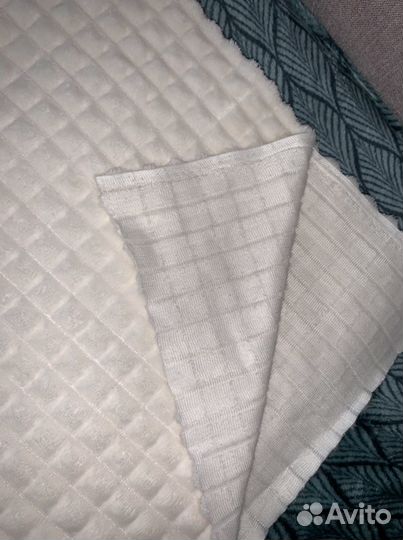 Ткань Плюш Minky квадратики