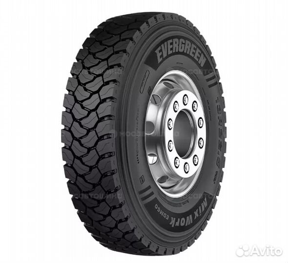 Шины 315/80 R22.5 Evergreen EDM60 TL 156/153K веду