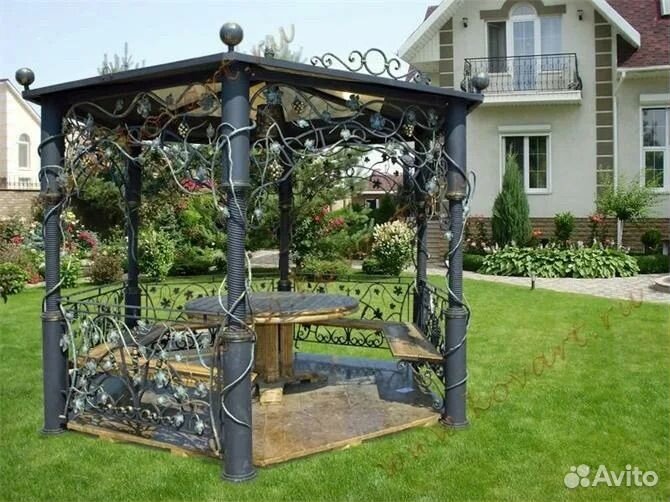 Беседка кованная
