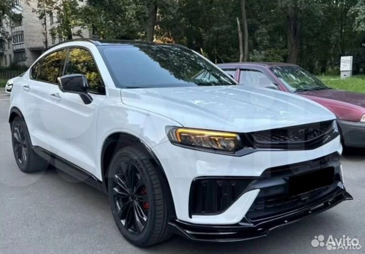 Сплиттер губа переднего бампера для Geely Tugella